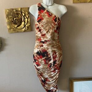 Fashion Nova One-Shoulder Dress